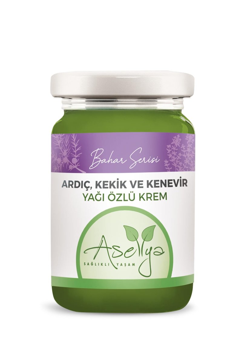 asellya sağlıklı yaşam Aselya Ardıç, Kekik Ve Kenevir Yağı Özlü Krem