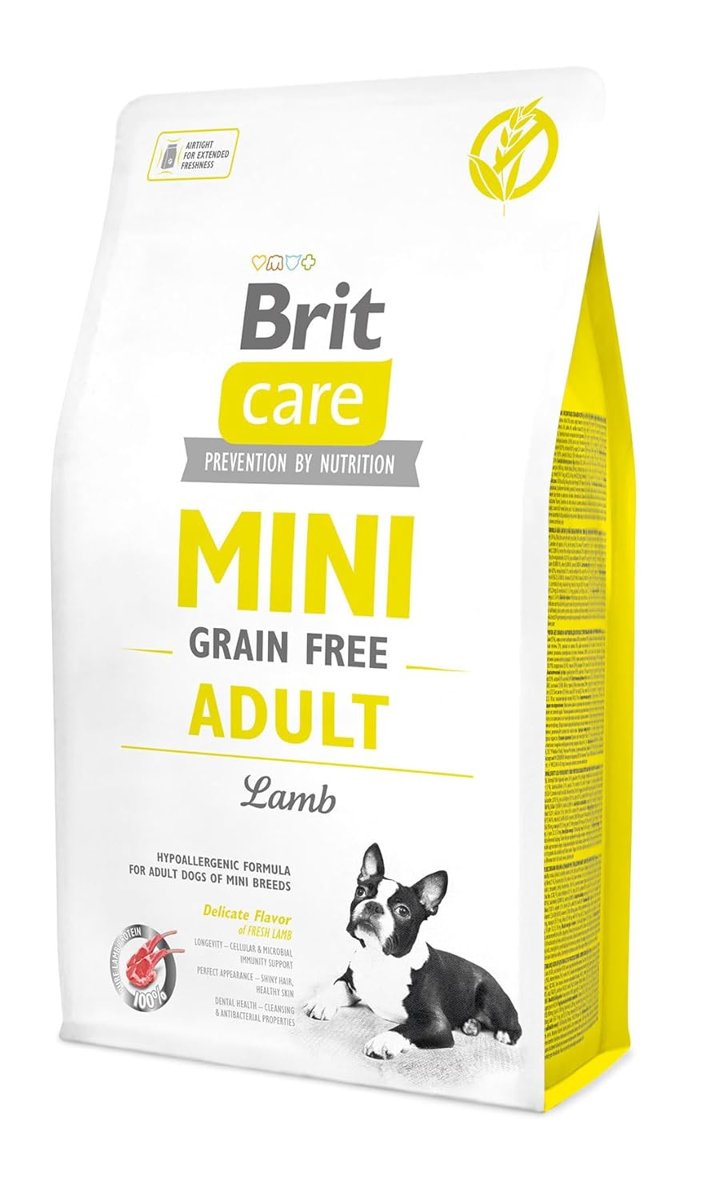 Brit Care Adult, Minik Irk - Yetişkin Köpekler İçin, Tahılsız, Hipoalerjenik Kuzu Etli Kuru Mama, 7 kg