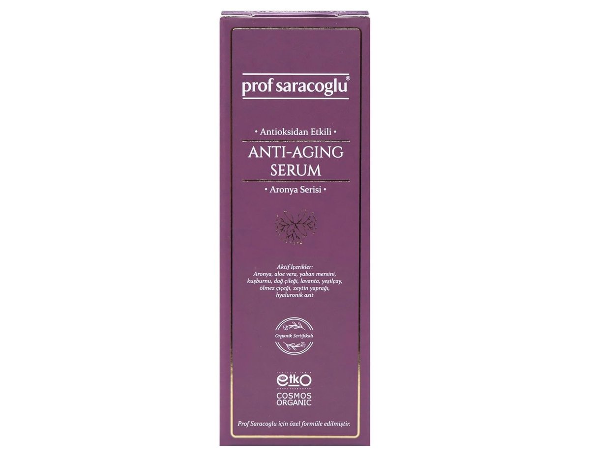 Prof Saracoglu Organik Sertifikalı Aronia Anti-aging Serum-20 mL