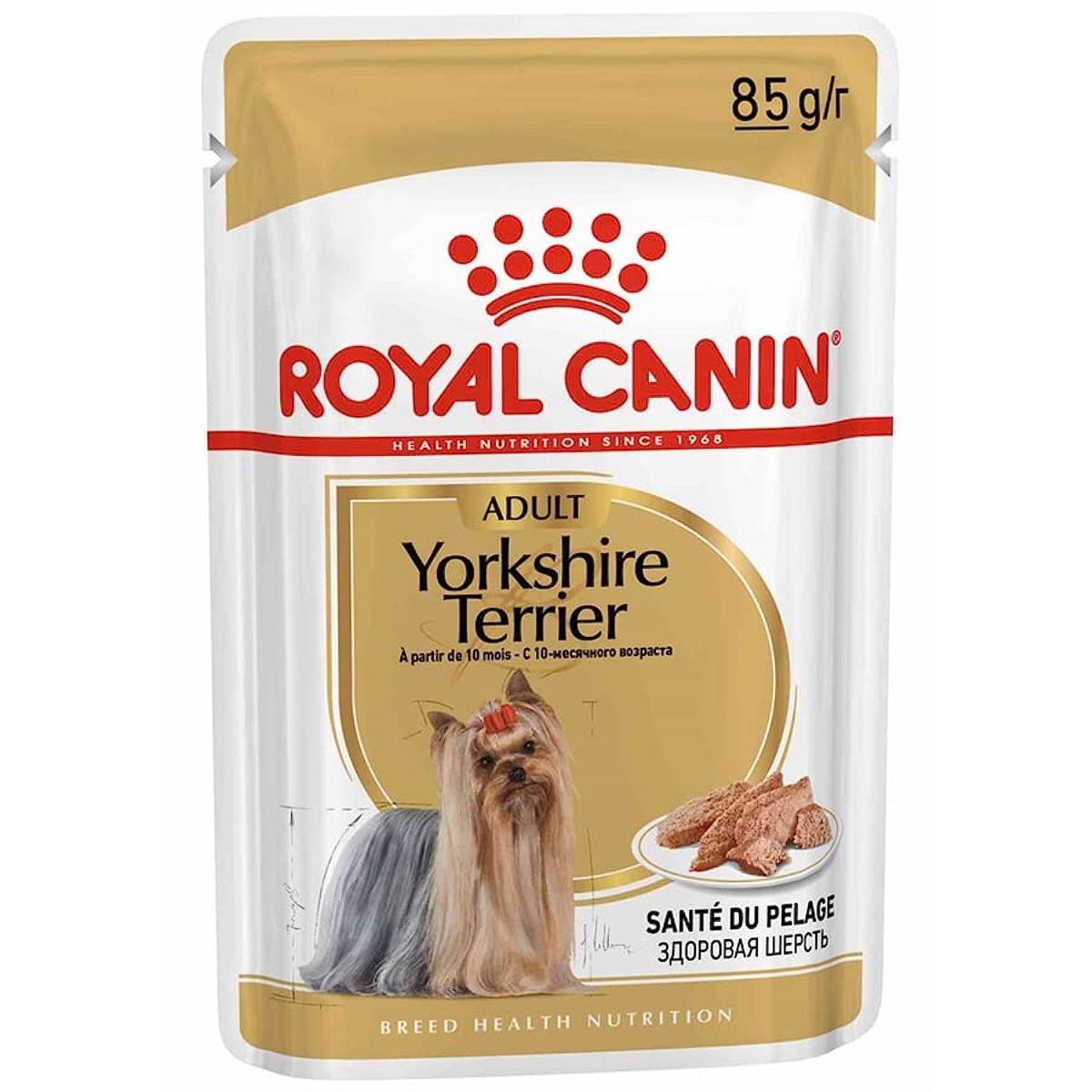 Royal Canin Yorkshire Terrier Pouch Yetişkin Köpekler İçin Konserve Mama, 85 G
