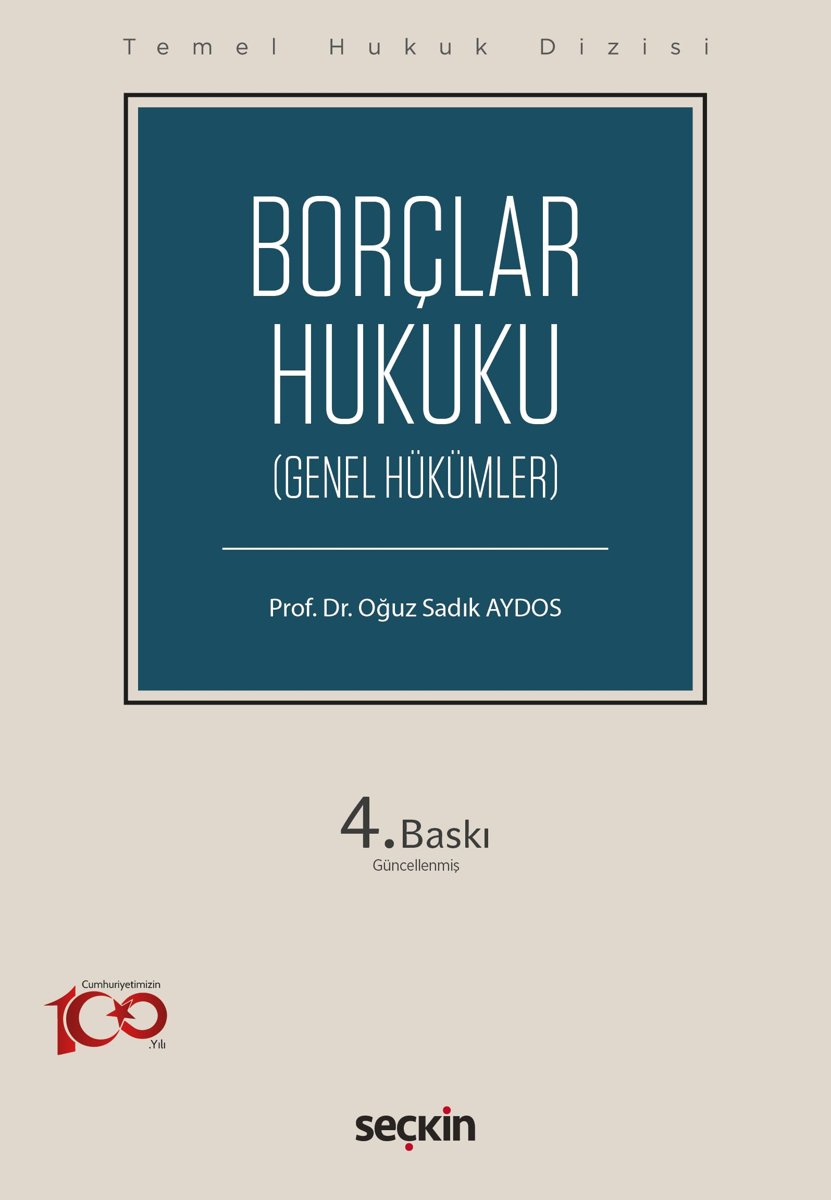 Borçlar Hukuku – Genel Hükümler (THD)