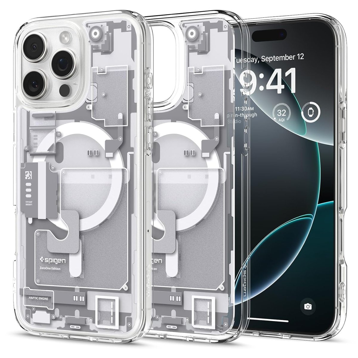 Spigen iPhone 16 Pro Max ile Uyumlu MagSafe Kılıf Ultra Hybrid Zero One Mag Fit Sararmaya Dayanıklı