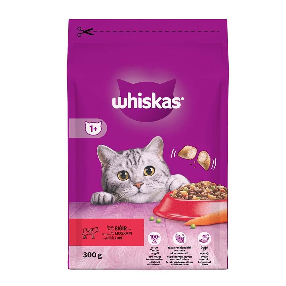 Whiskas Sığır Etli/Havuçlu Kedi Maması 300 G