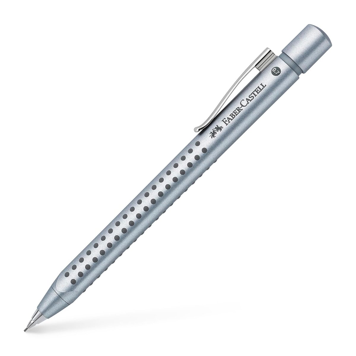 Faber-Castell Mekanik Kurşun Kalem Grıp 2011, Uç Kalınlığı: 0,7 Mm, Sap Rengi: Gümüş Rengi
