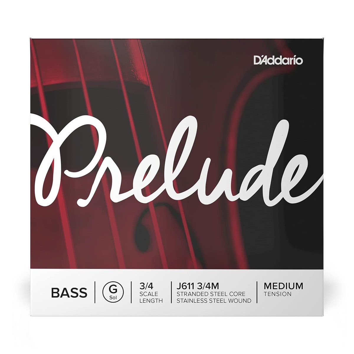 D'Addario J611 3/4M Prelude G Kontrabas Teli (Sol)