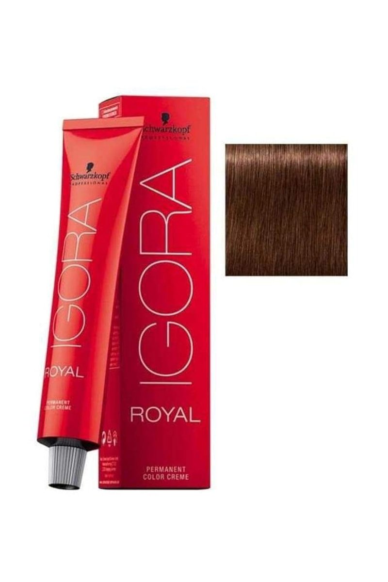 Schwarzkopf Professional Schwarzkopf Igora Royal Saç Boyası 60Ml-No - 6.68 Koyu Kumral Kızıl Kestane