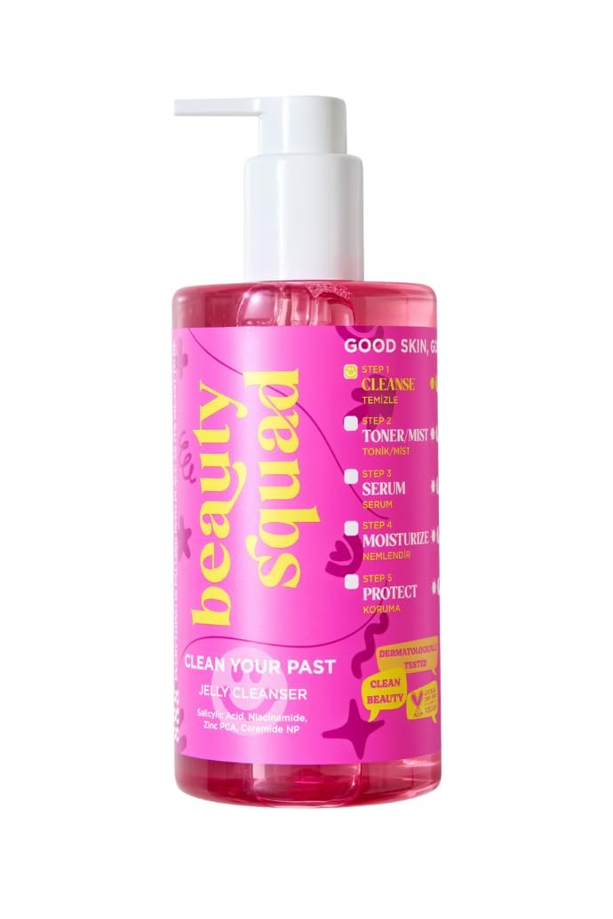 Beauty Squad Akne Karşıtı Arındırıcı Yüz Temizleme Jeli 350 ml – Anti-Acne Purifying Facial Cleansin
