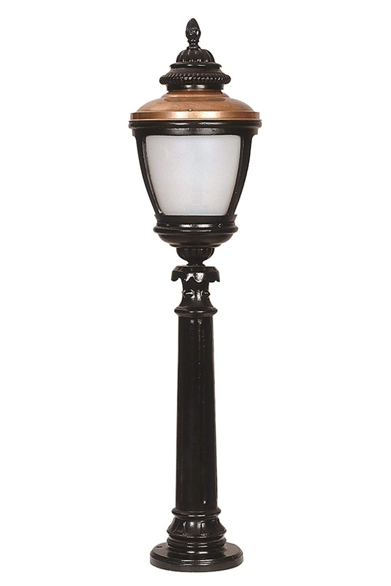 AVONNI BSU-68011-BSY-BOP Kahverengi/Siyah Elektrostatik Toz Boyalı Dış Mekan Aydınlatma, E27, Aluminyum, Polikarbon Cam, 26cm