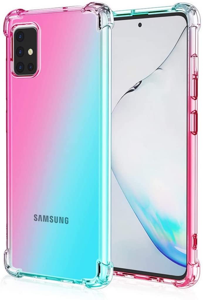 KZY İletişim Samsung Galaxy A31 Şeffaf Airbag Antishock Köşe Korumalı Silikon Kılıf