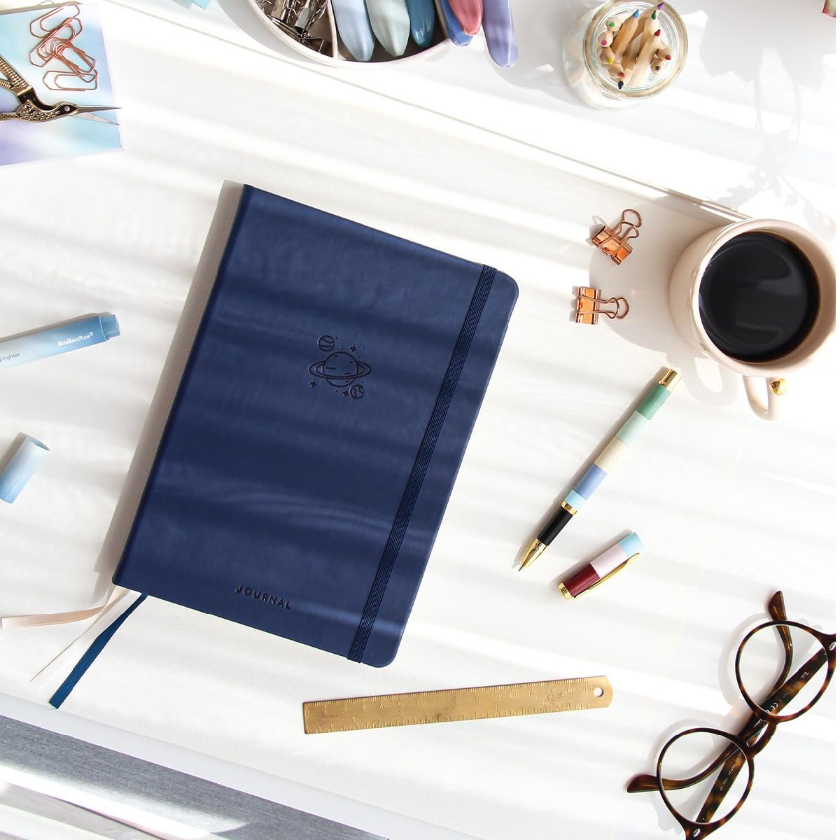 A5 Bullet Journal Noktalı Defter 140 gr. 80 Yaprak Midnight