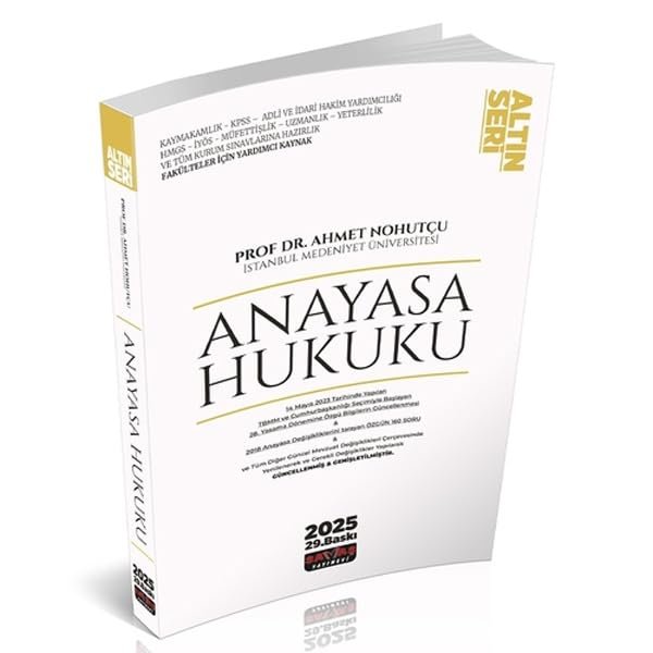 Anayasa Hukuku Konu Anlatımı Altın Seri
