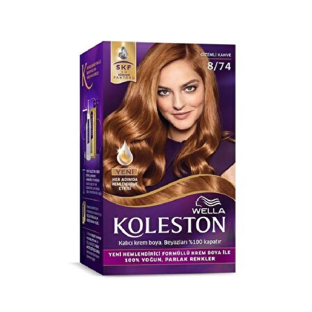 Koleston Kit 8-74 Gizemli Kahve Saç Boyası