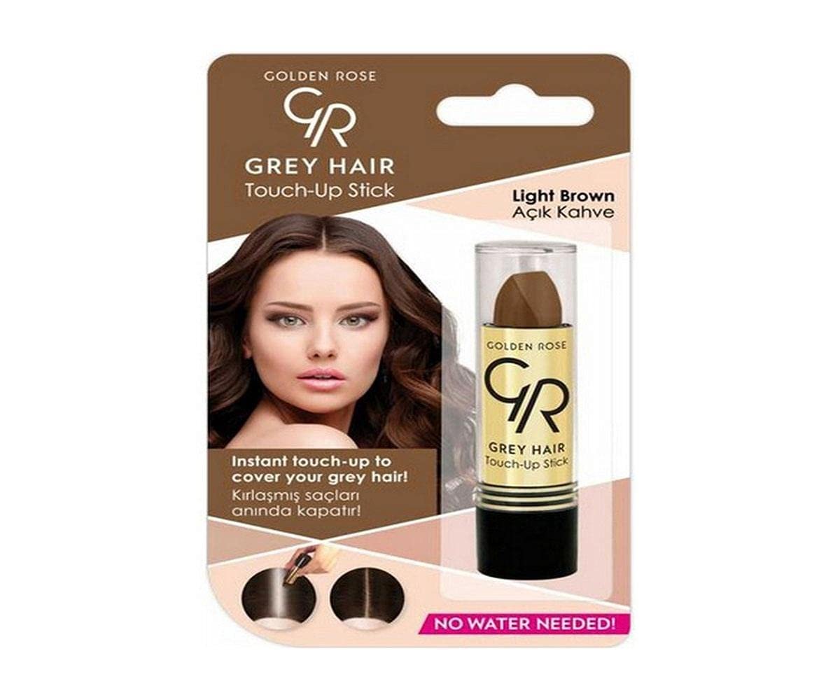 Golden Rose Grey Hair Touch-up Stick No: 06 Light Brown - Beyaz Saç Kapatıcı - Açık Kahve