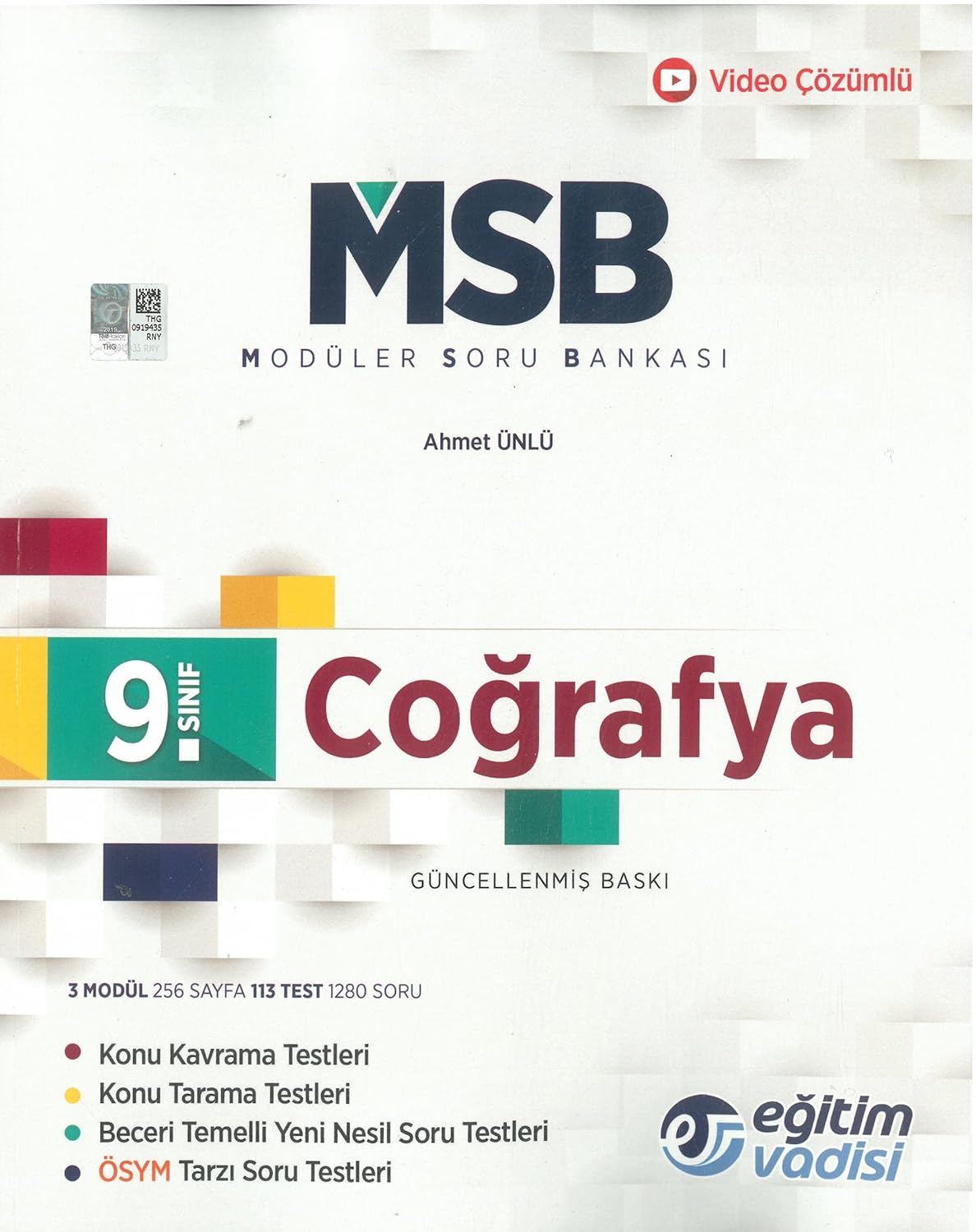 Eğitim Vadisi 9.Sınıf Coğrafya Msb Modüler Soru Bankası