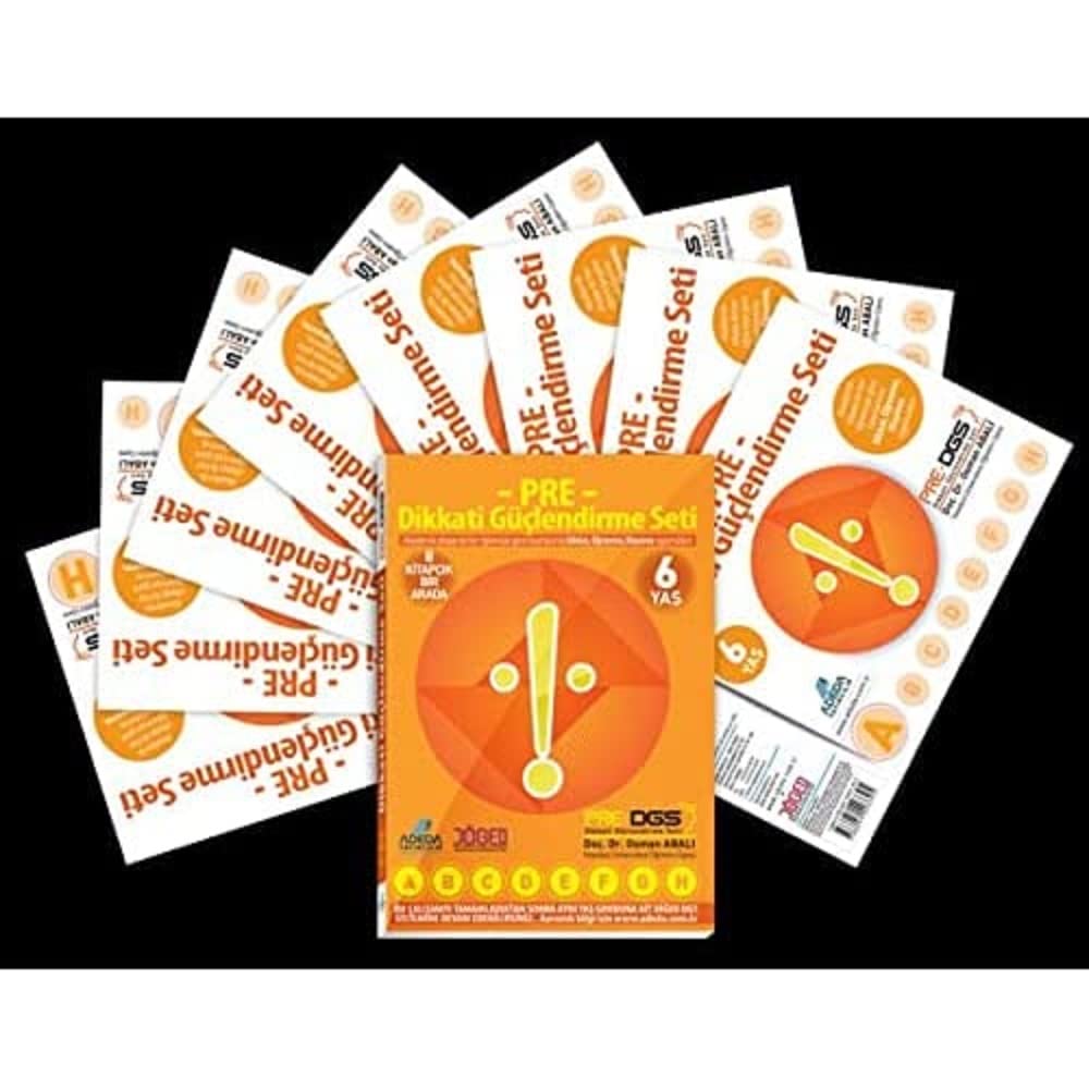 Pre Dikkati Güçlendirme Seti 6 Yaş: 8 Kitapçık Bir Arada