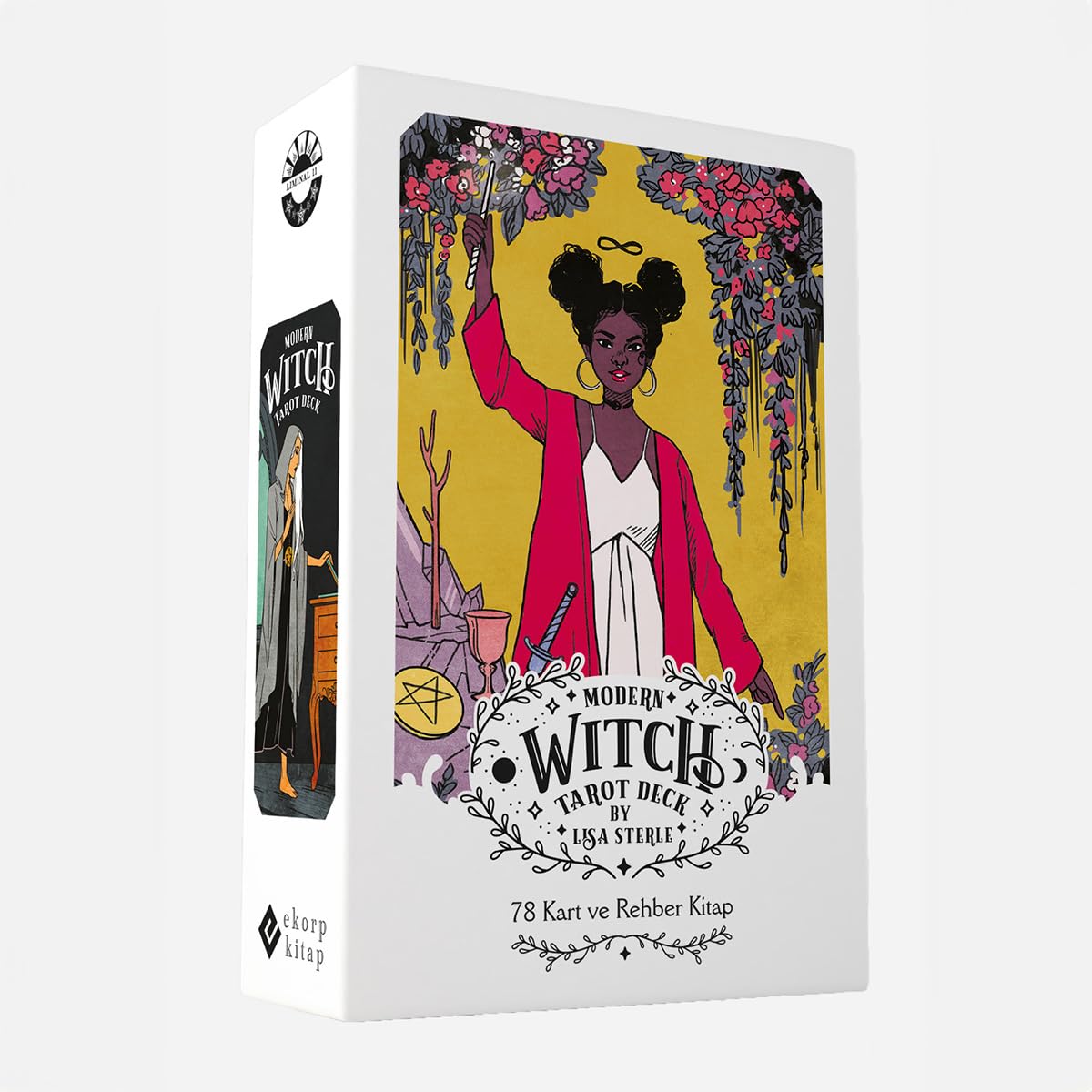 Ekorp Modern Witch Tarot Takımı, 78 Kartlık Deste Ve Rehber Kitap 2022, Lisa Sterle EkorpMWT