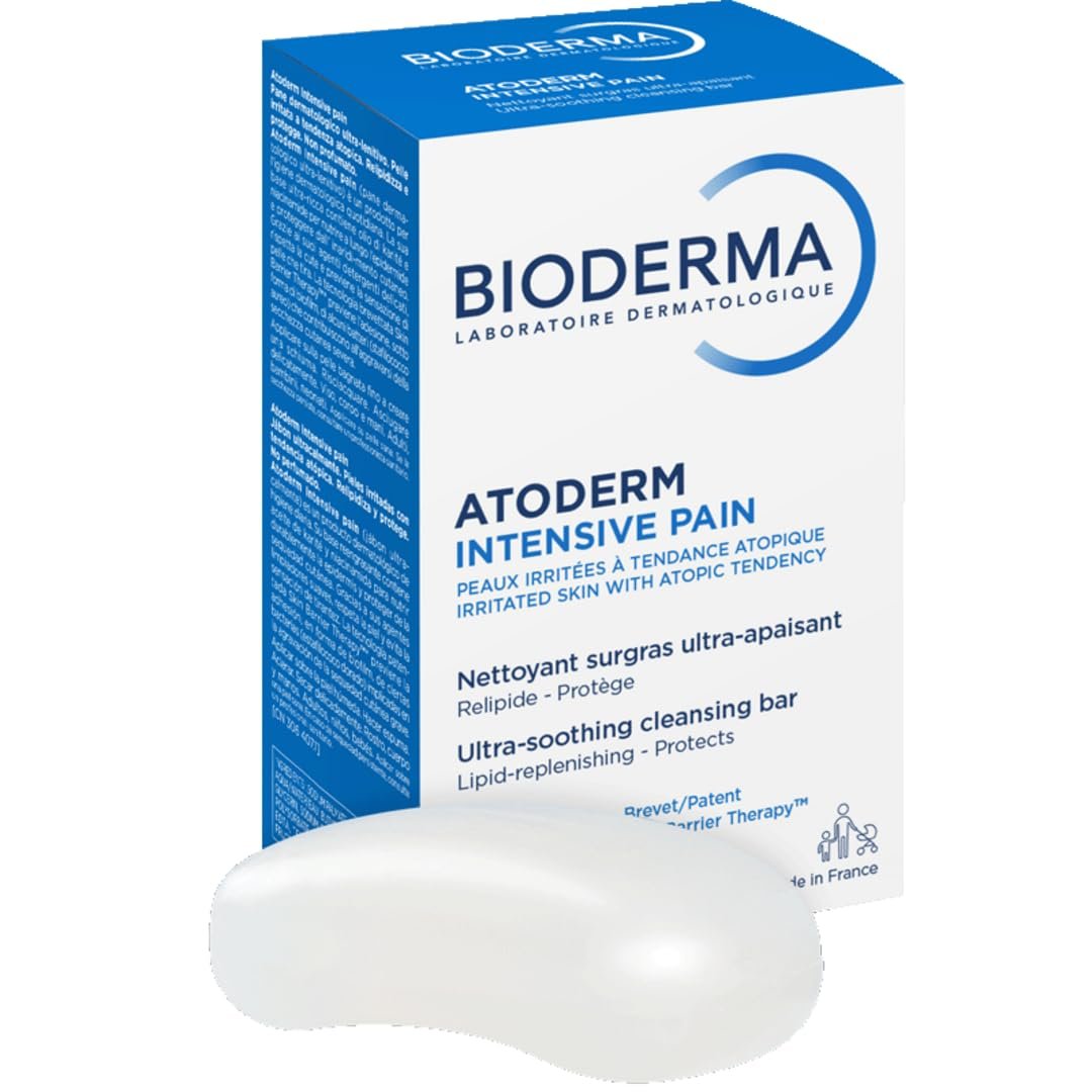 Bioderma Atoderm Intensive Bar Çok Kuru ve Atopi Eğilimli Ciltler için Niasinamid, Shea Yağı İçeren Nemlendirici Etkili Temizleyici Bebek, Çocuk ve Yetişkin Kullanımına Uygun 150 Gr