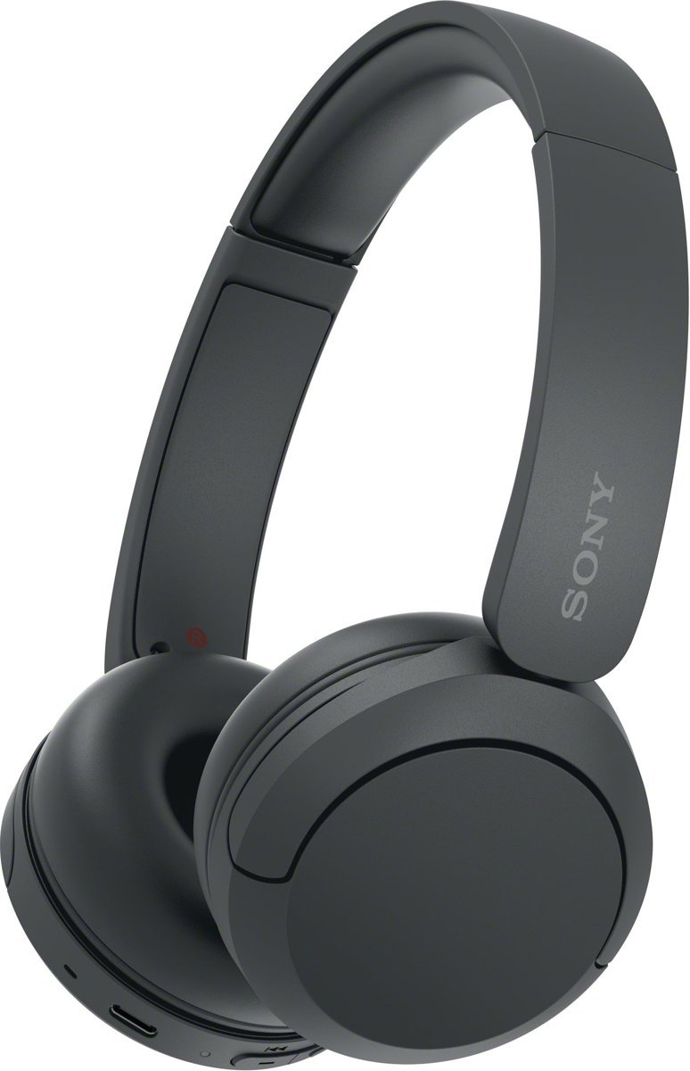 Sony WH-CH520 Kablosuz Bluetooth Kafa Kulaklığı, Ses, Hafif Tasarım, 50 Saat Pil, Hızlı Şarj, Ekolayzır, Net Aramalar, iOS ve Android - Siyah