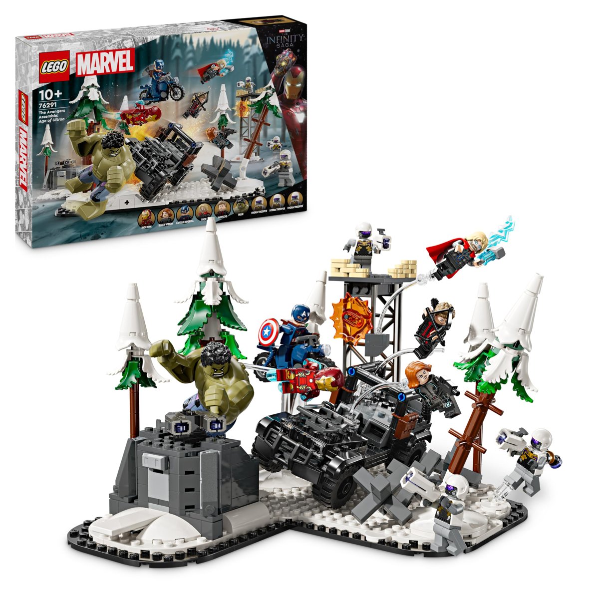 LEGO | Marvel Avengers Assemble: Ultron Çağı 76291 – 10 Yaş ve Üzeri Süper Kahraman Sevenler İçin Ya