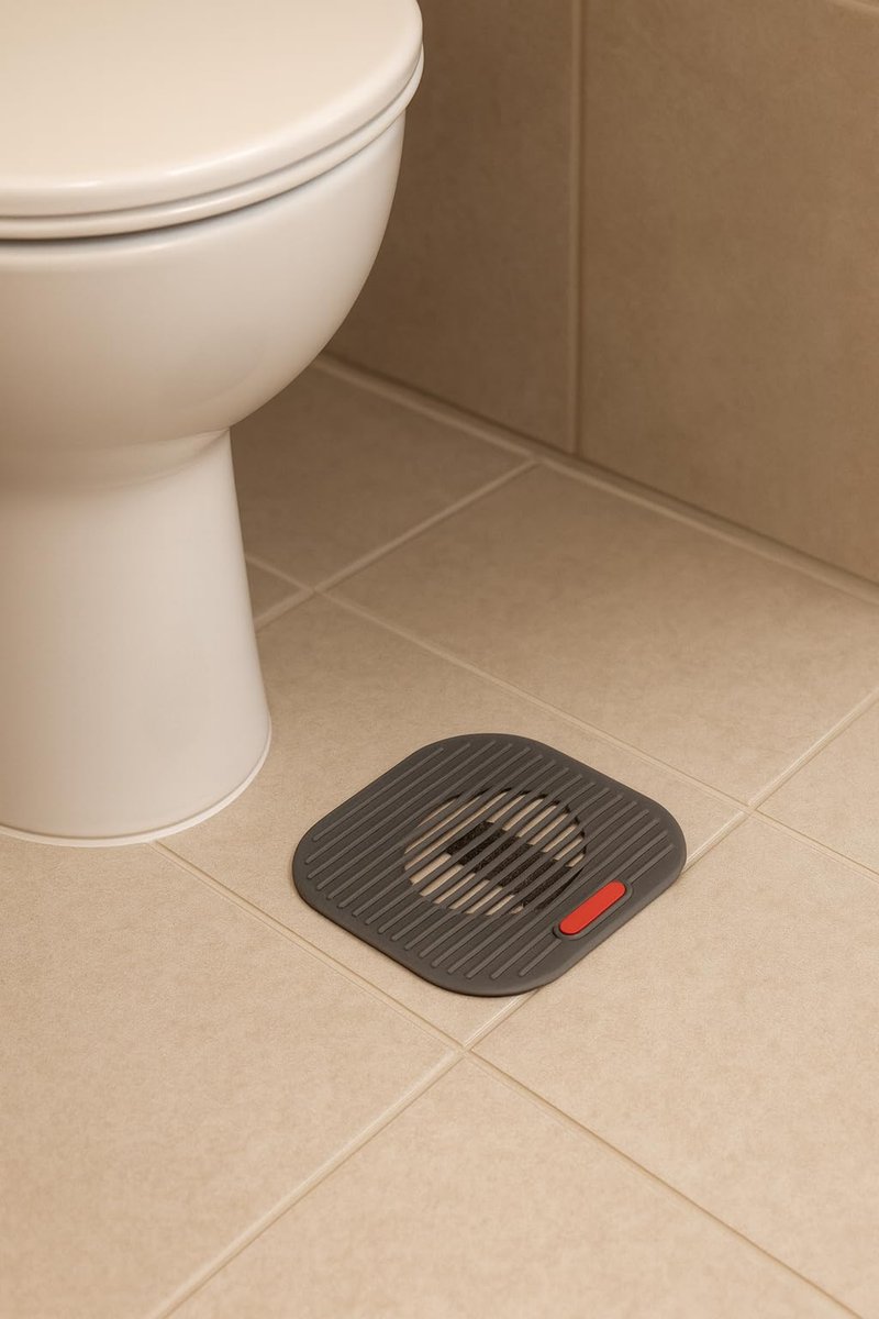 Busstier Süzgeçli Gider Kapatıcı Silikon Kapak Mat Banyo Mutfak Lavabo İçin Koku Önleyici Su Geçişine Uygun Kaymaz Kare Tasarım Gider Kapağı Tıpa Mat