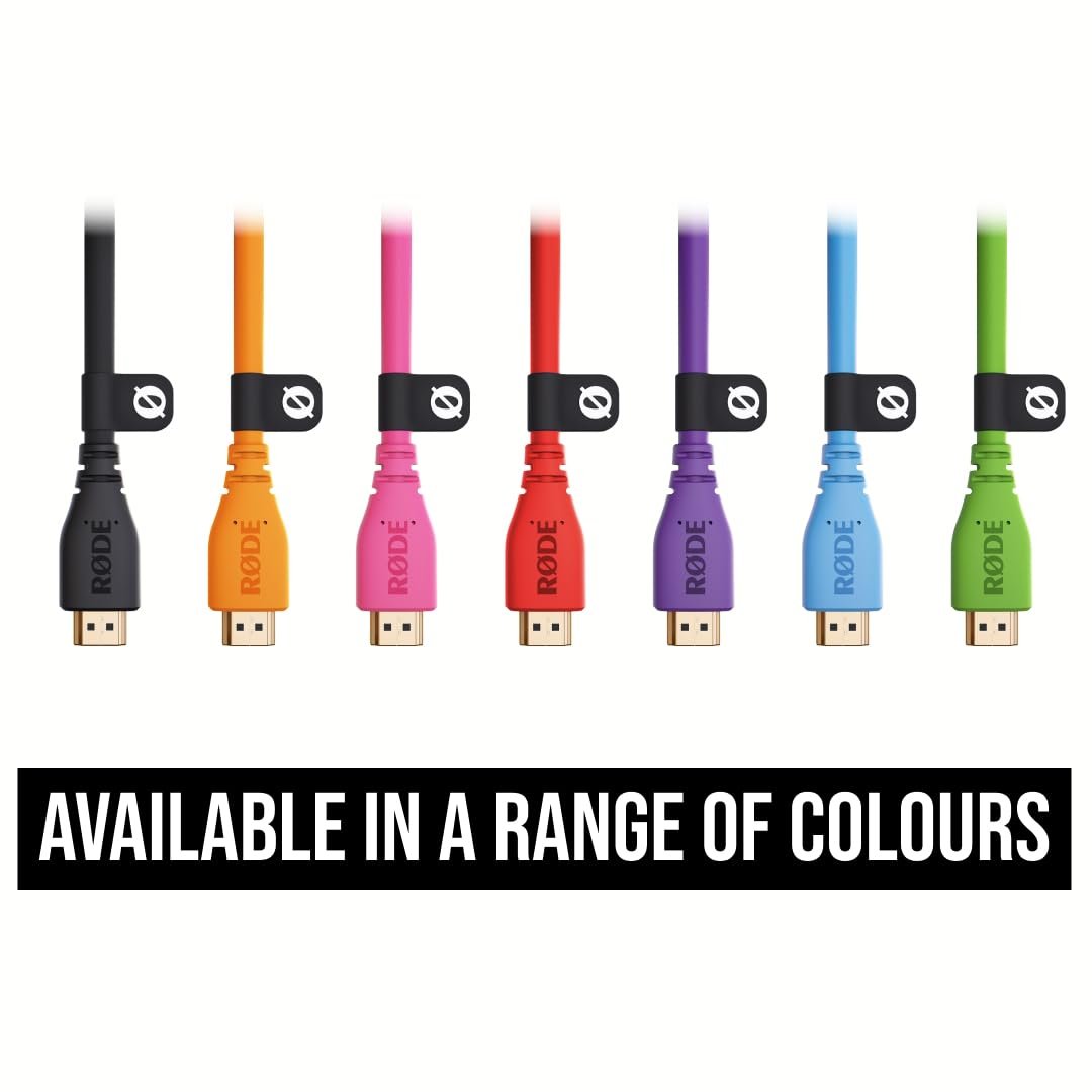 RØDE HDMI-1.5 Premium Yüksek Hızlı HDMI Kablosu Ethernetli (1.5m/5ft, Mavi)