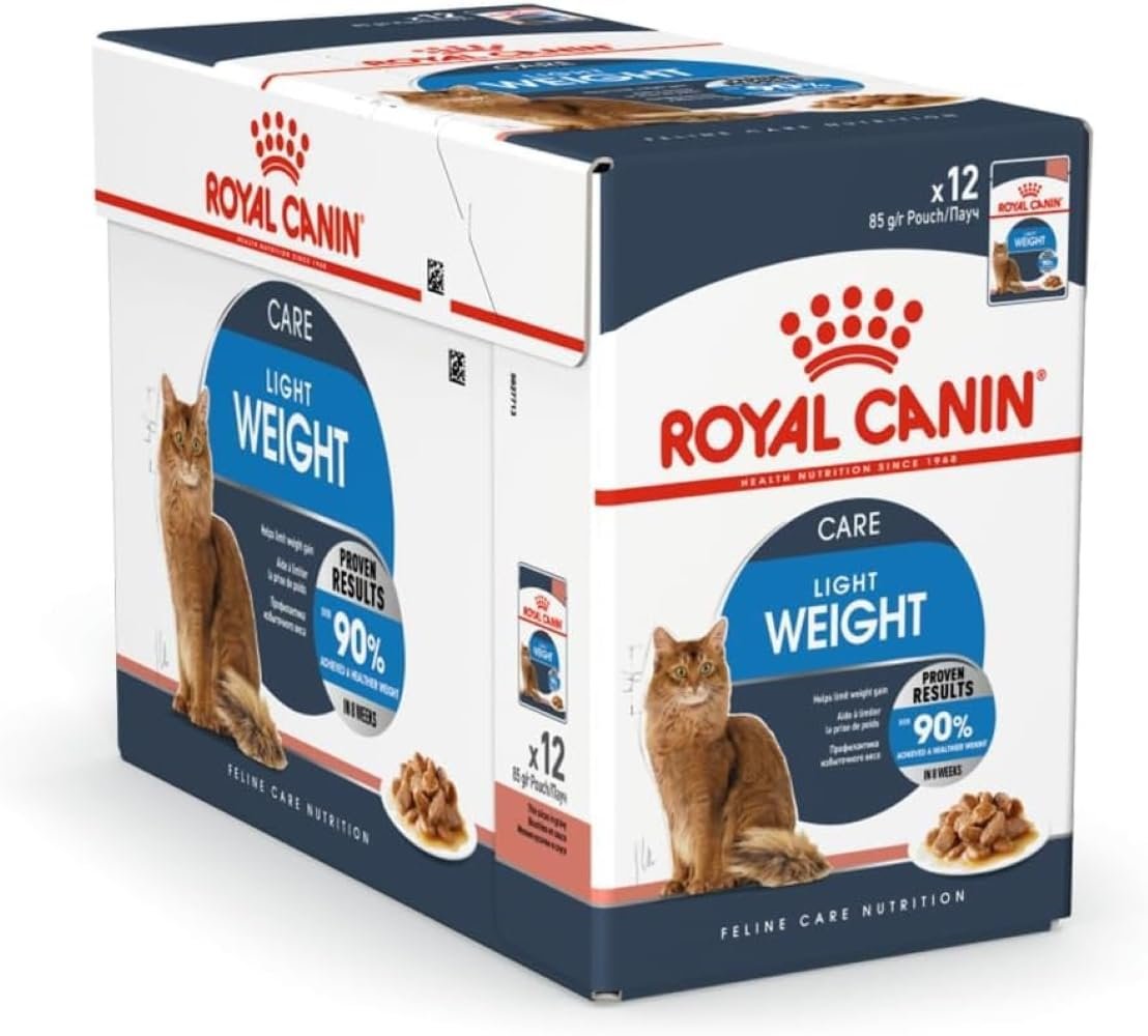 Royal Canin Ultra Light Pouch Yaş Kedi Maması, 85 Gr x 12 Adet