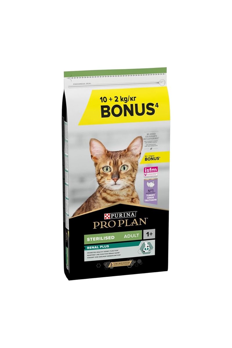 Pro Plan Sterilised Hindili Kuru Kedi Maması 10 kg +2 kg HEDİYE