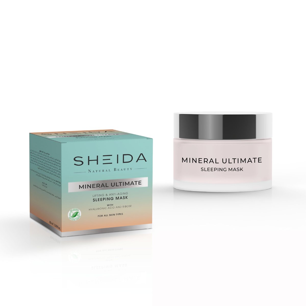 Sheida Mineral Ultimate Toparlayıcı Uyku Maskesi 60 ml – Gece Boyu Nemlendirici, Cilt Sıkılaştırıcı