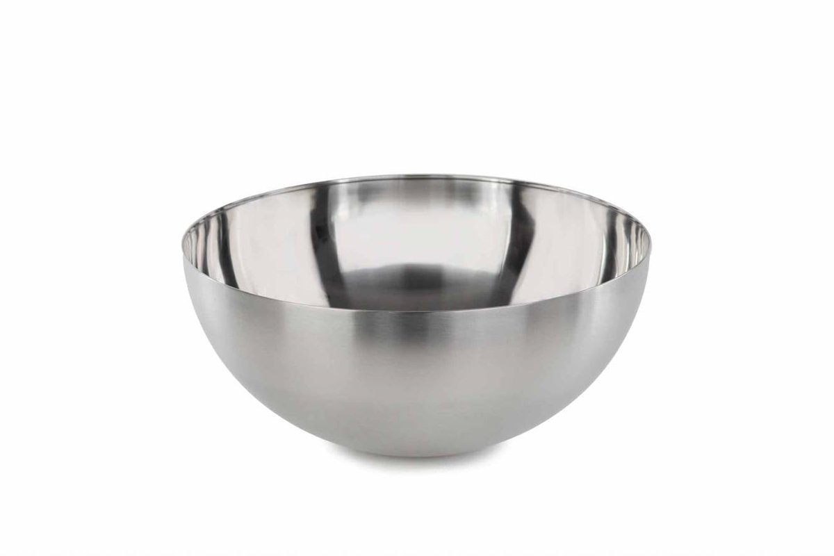 IKEA Salata Kasesi "Blanda Blank" Servis Kasesi 28 cm Çap PASLANMAZ ÇELİKTEN Gümüş