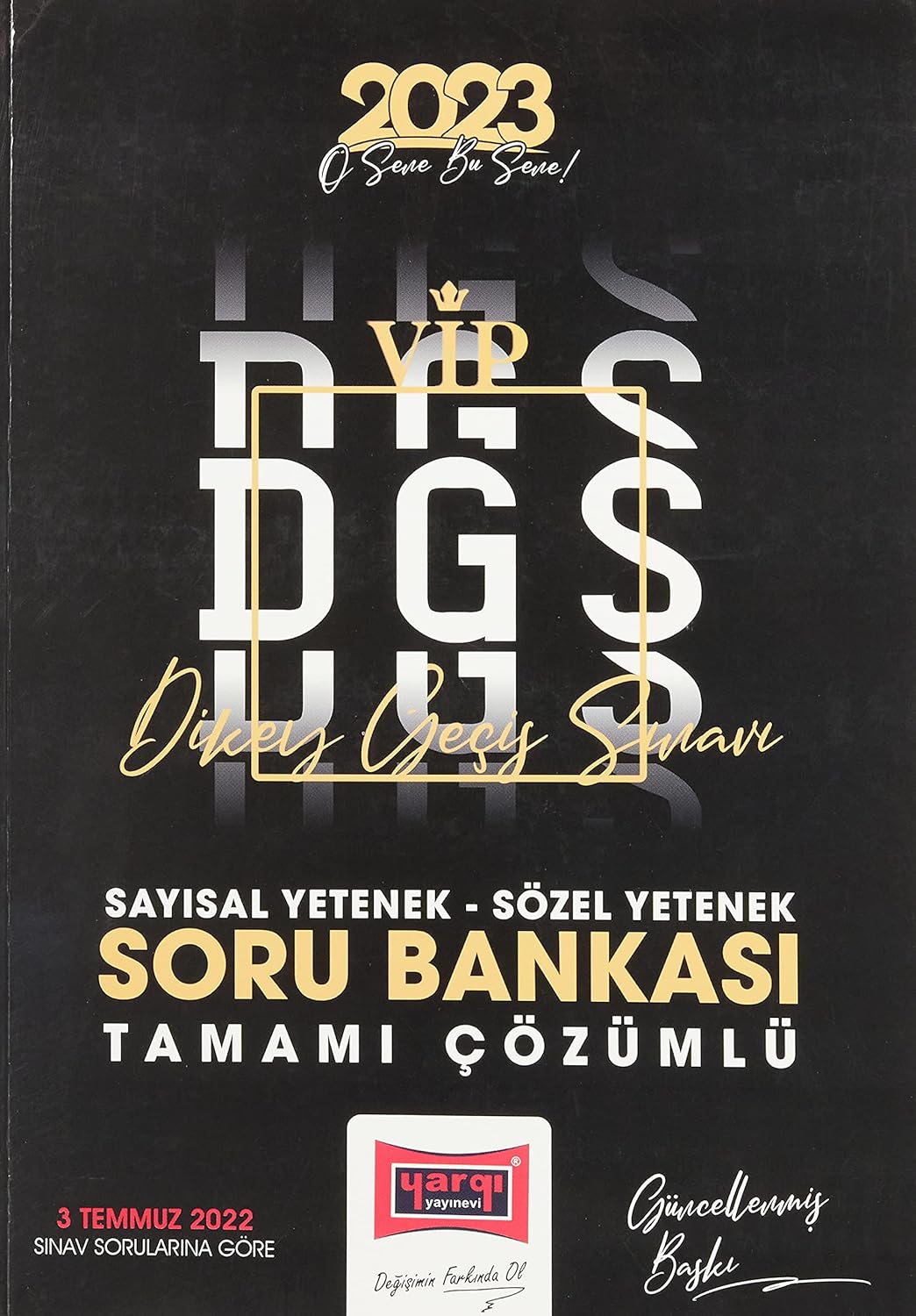 Yargı Yayınları 2023 DGS Sayısal-Sözel Yetenek Tamamı Çözümlü Soru Bankası