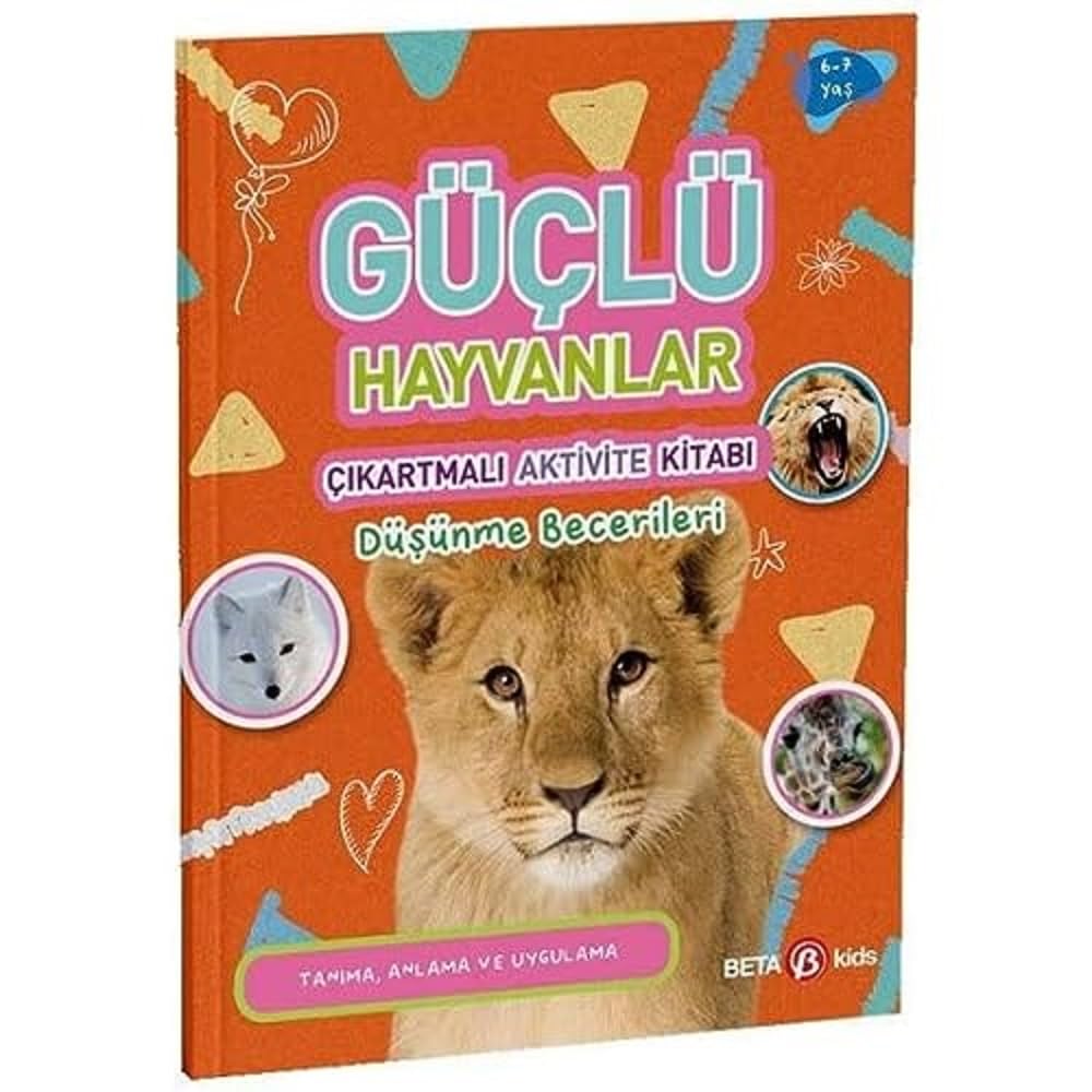 Güçlü Hayvanlar - Çıkartmalı Aktivite Kitabı (Kapak değişebilir)