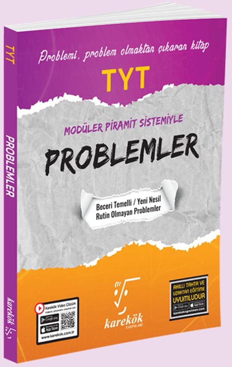 KAREKÖK YAYINLARI TYT PROBLEMLER MPS(MODÜLER PRAMİT SİSTEMİ)