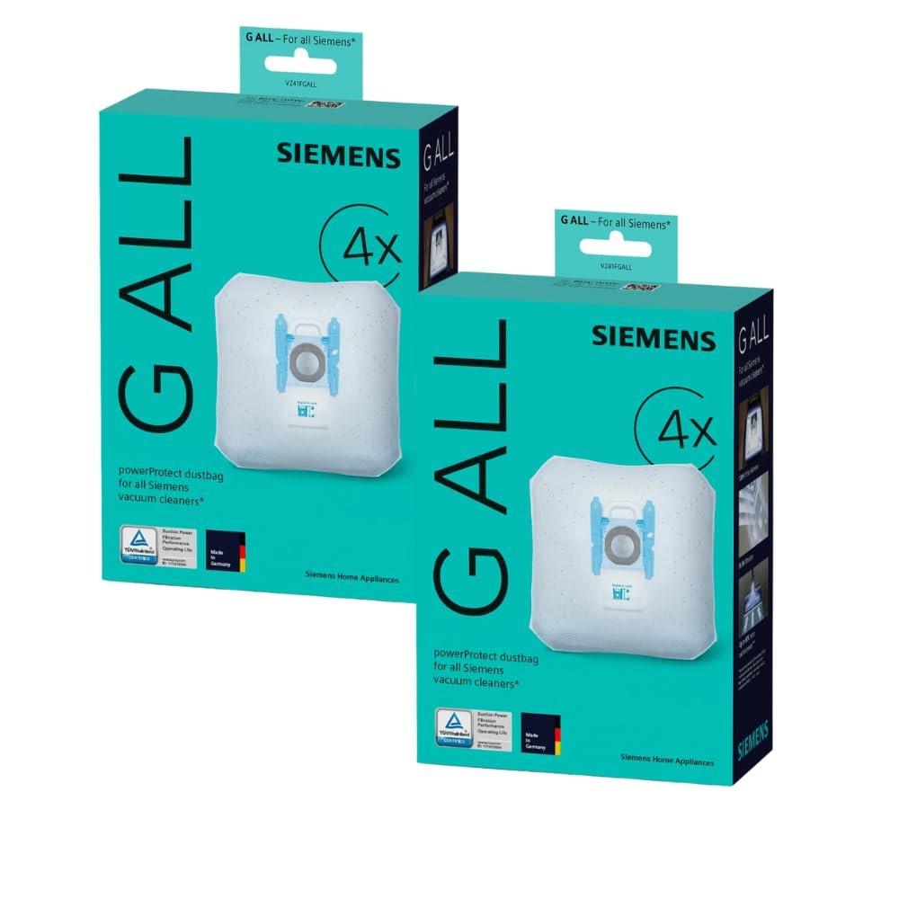SIEMENS Bosch 8 Serisi Elektrikli süpürge torbası Super TEX Tip G VZ41FGALL BBZ41FG