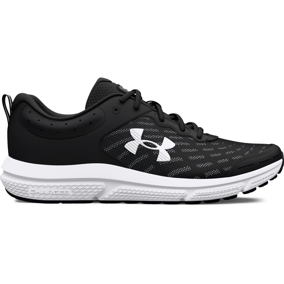Under Armour-Erkek UA Charged Assert 10 Koşu Ayakkabısı-Siyah-44