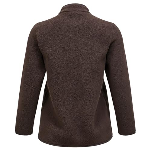 Peak Performance W Fleece Snap Cardigan Kadın Kahverengi Outdoor Polar G78131180