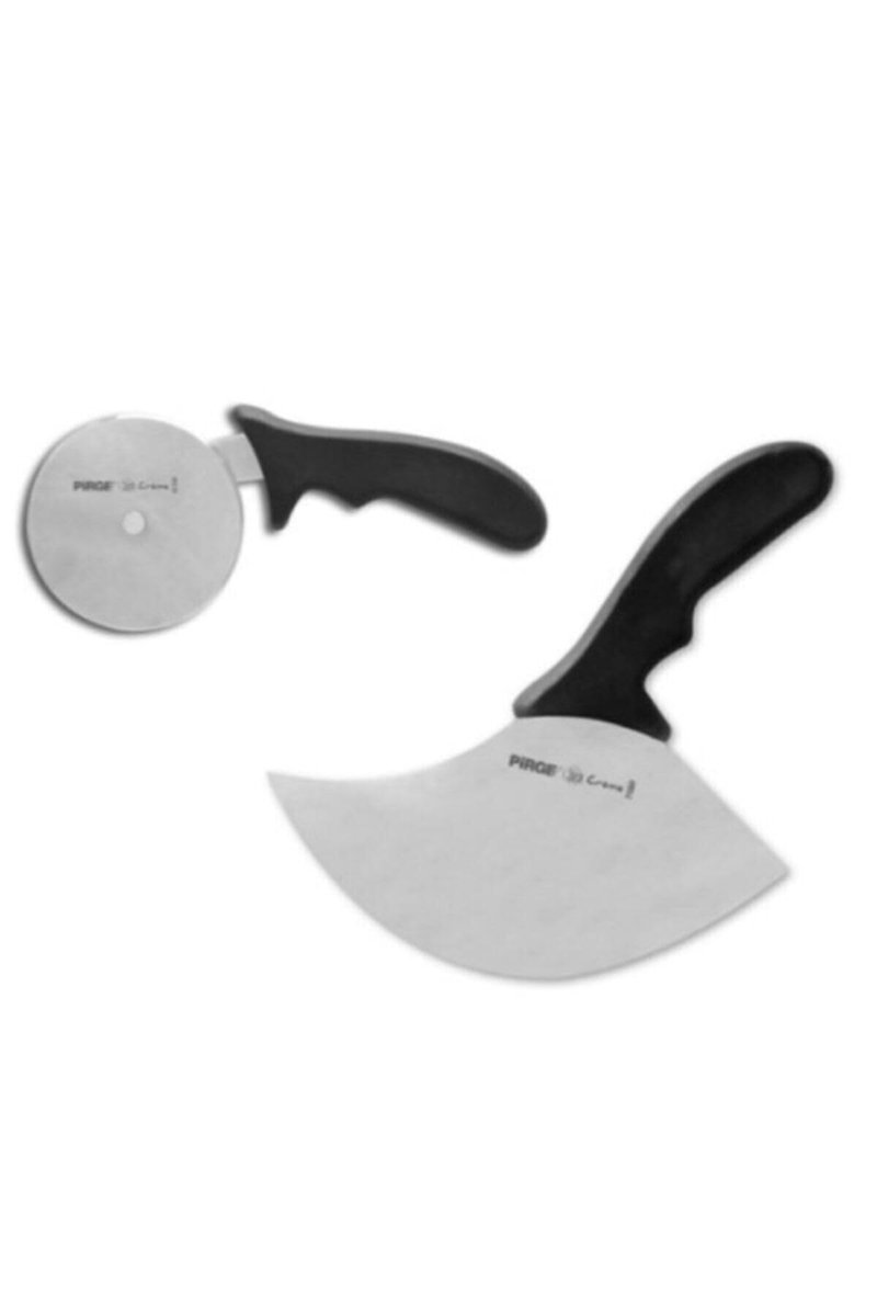 Pirge Set Creme Pizza Ruleti-10 Cm+ Creme Börek Bıçağı 18 Cm