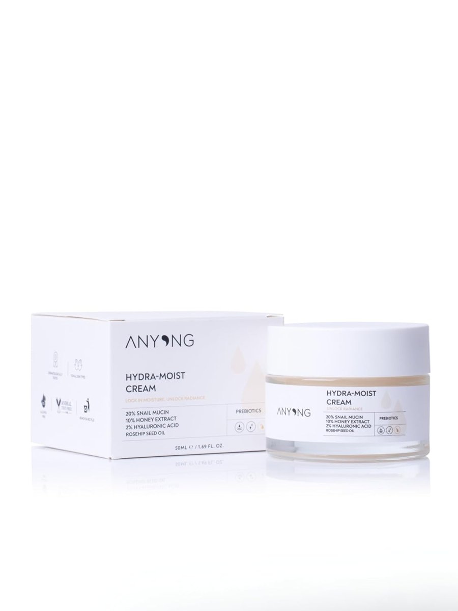 Anyong Salyangoz Özlü Yoğun Nemlendirici ve Besleyici Krem 50 ml (%20 Salyangoz Özü  Hyalüronik Asit