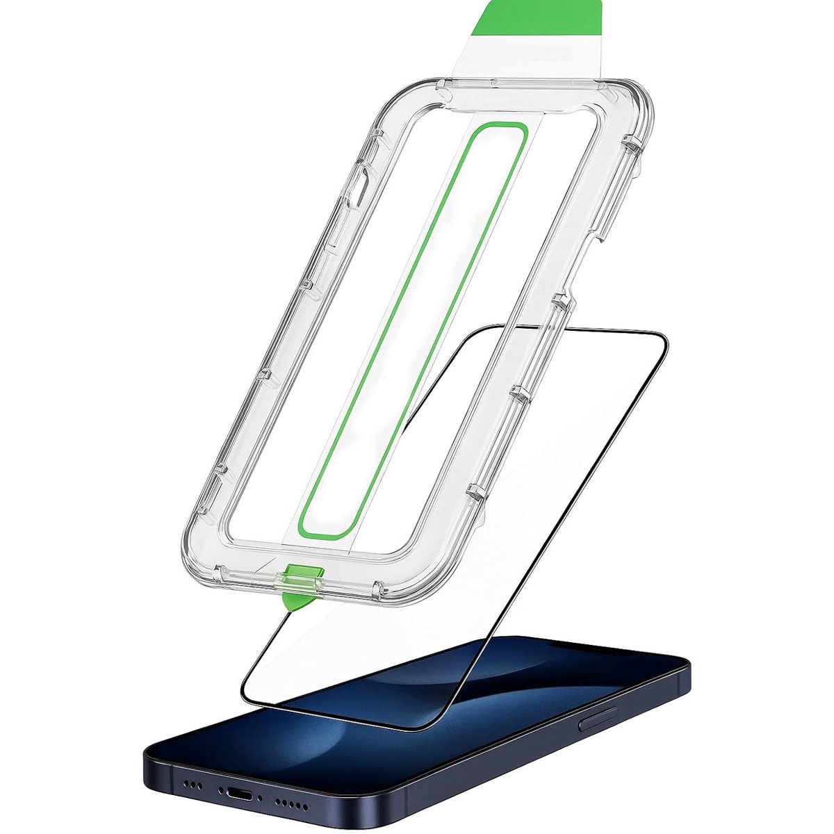 Coverzone Samsung Galaxy S25 İle Uyumlu 5D Kırılmaz Ekran Koruma Hızlı Kolay Uygulama Aparatlı Kıt B