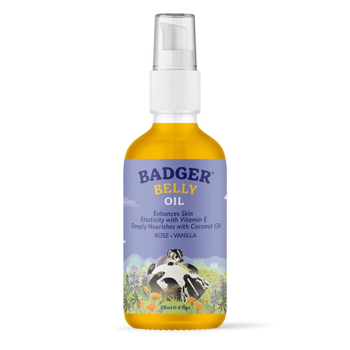 Badger Organik Karın Çevresi Nemlendirici Çatlak Yağı 118 ml