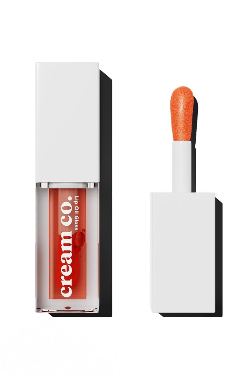 Cream Co. Dudak Parlatıcısı Nemlendirici Besleyici Lip Oil Gloss, Dudak Yağı Çarkıfelek Aromalı, E Vitamini