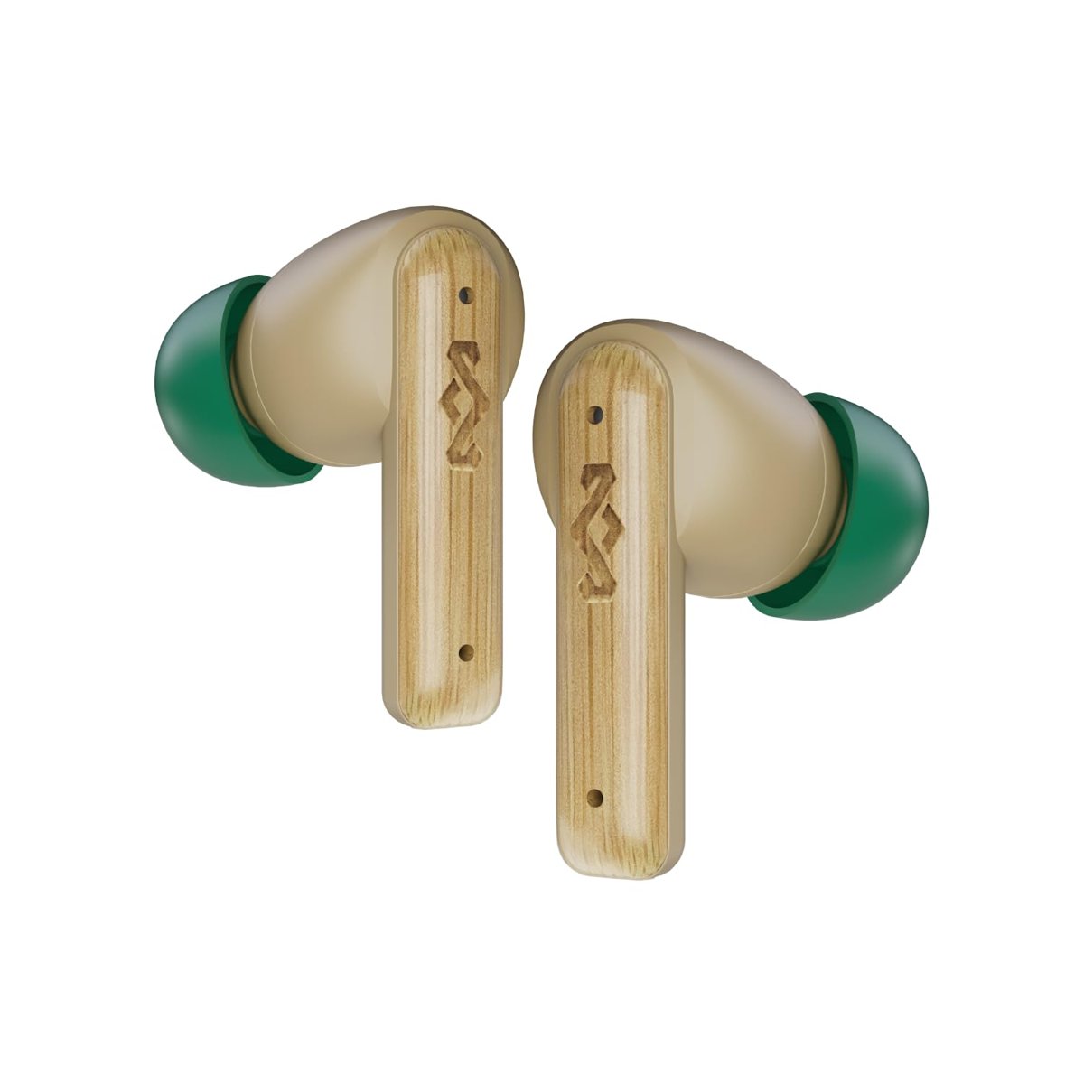 Marley Little Bird True Wireless Bluetooth Kulaklıklar Dahili Mikrofonlu IPX4, Kulak İçi Kulaklıklarda 24 Saat Çalma Süresi, USB-C Hızlı Şarjlı Kulaklık Kılıfı, Krem