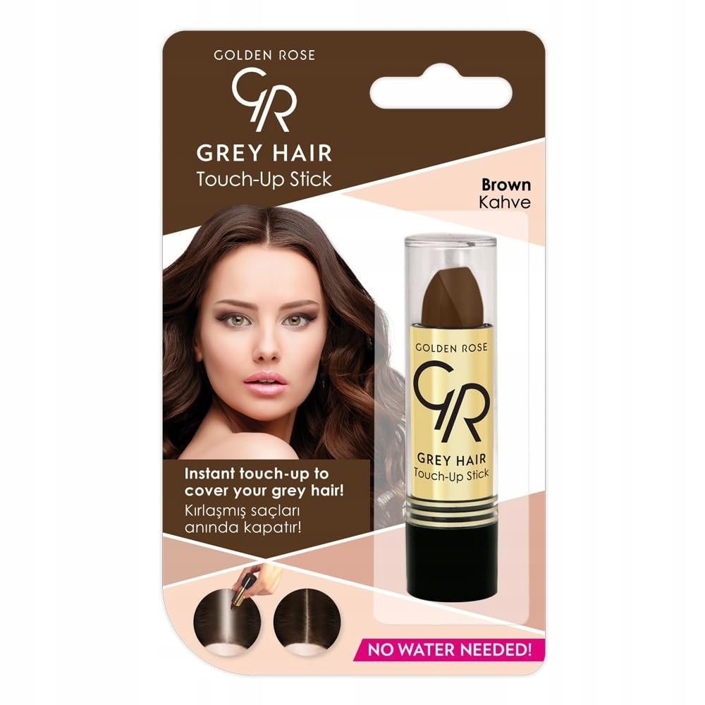 Golden Rose Grey Hair Touch-up Stick No: 05 Brown - Beyaz Saç Kapatıcı - Kahverengi