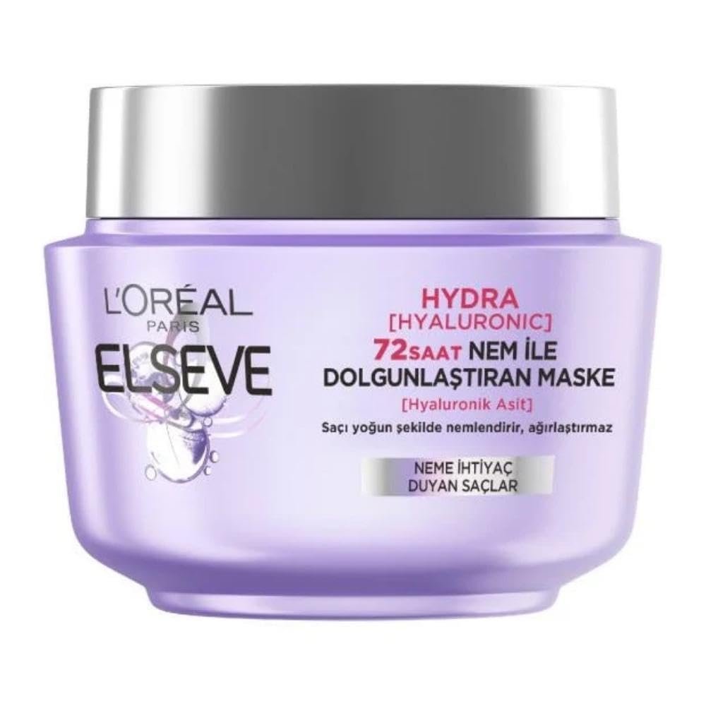L’Oréal Paris Elseve Hydra [Hyaluronic] 72 Saat Nem ile Dolgunlaştıran Maske 300ml