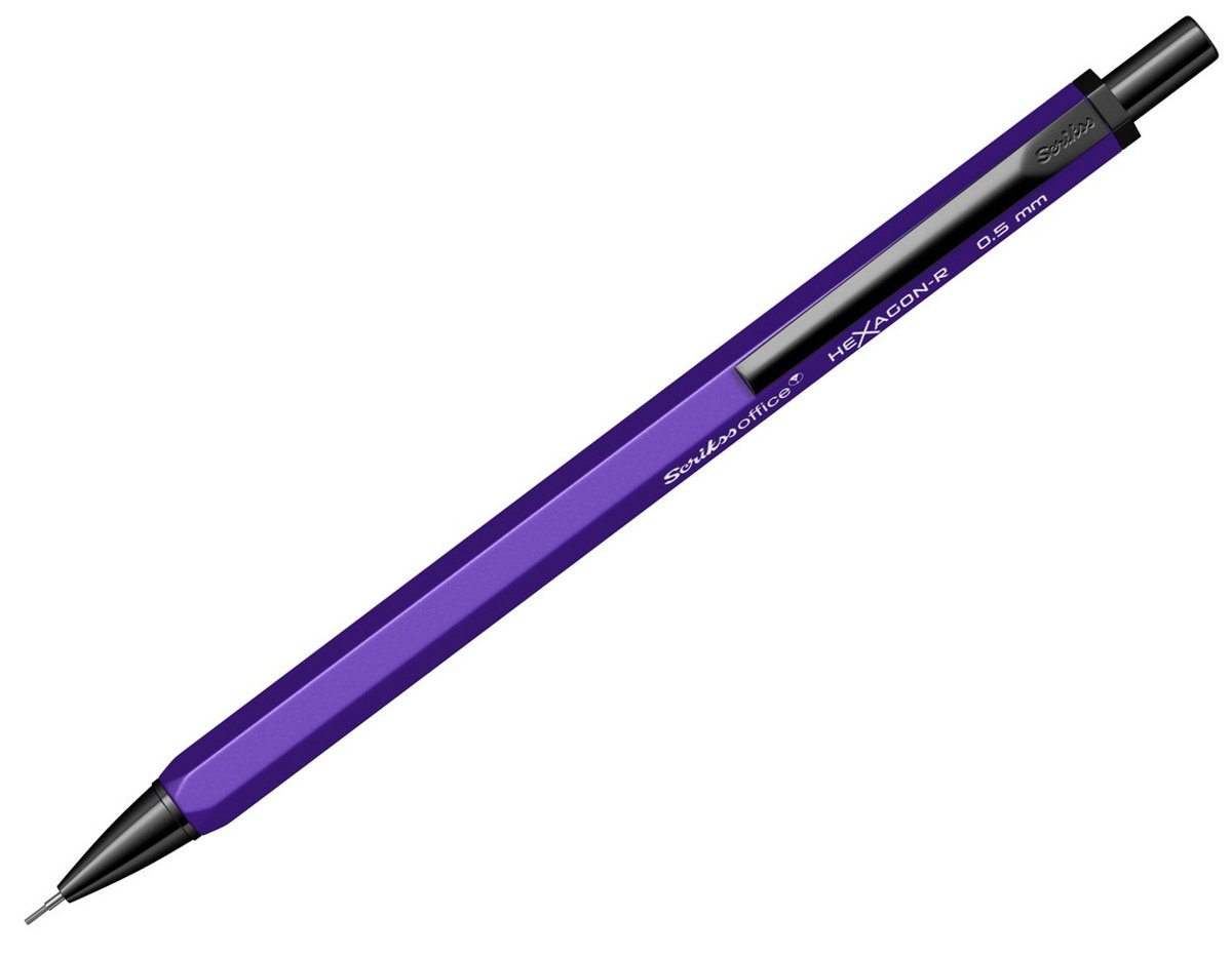 Scrikss Office Hexagon-R Mekanik Kurşun Kalem Mor 0.5 mm
