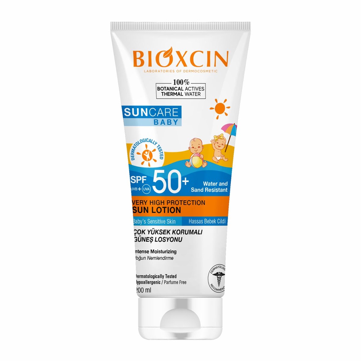 Bioxcin Hassas Ciltler İçin Çok Yüksek Korumalı Mineral Güneş Kremi Bebek 50 SPF 100 ml