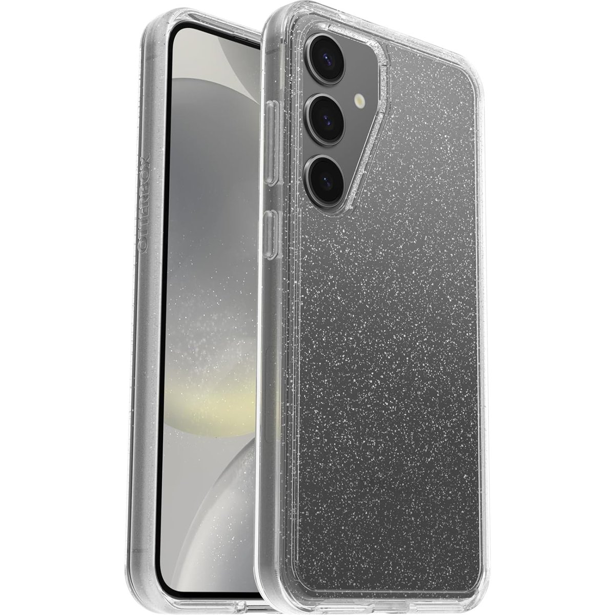 OtterBox Symmetry Clear Samsung Galaxy S24+ için kılıf, darbeye dayanıklı, düşmeye karşı dayanıklı, ince koruyucu kılıf, askeri standartlara göre 3 kat daha fazla düşme, Stardust