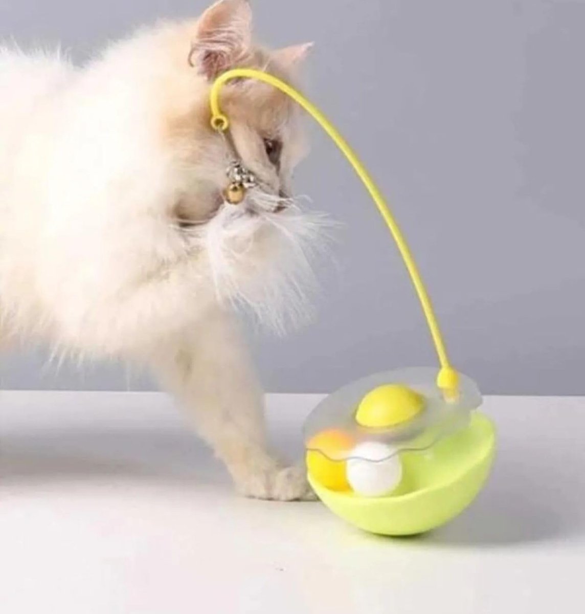 Busstier Kedi Nanesi Yalama Toplu Hacı Yatmaz Tüylü İnteraktif Kedi Oyuncağı