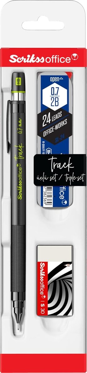 Scrikss Office Track 3'Lü Set 0. 7 mm Yeşil