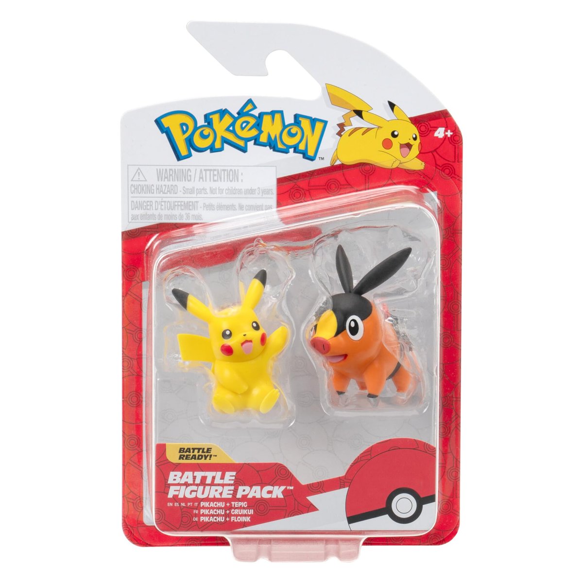 Pokemon Battle 2'li Figür Seti Pikachu  Tepig