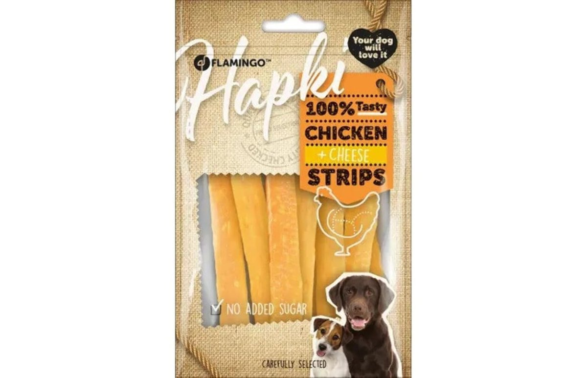 Flamingo Hapki Tavuklu ve Peynirli Köpek Ödül Maması 85GR